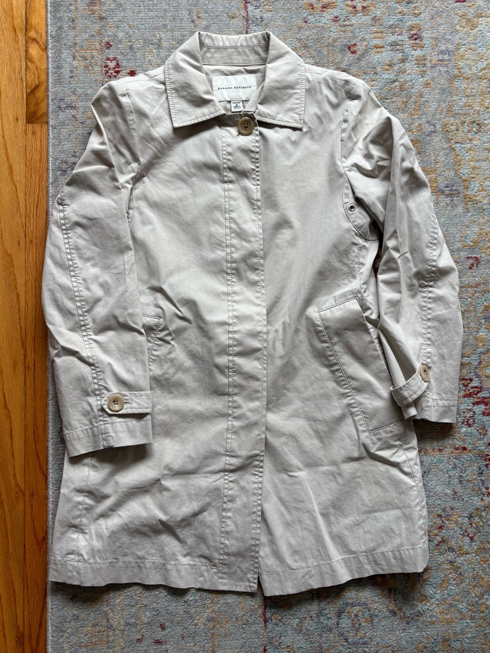Banana Republic Petite Trench Coat Size SP